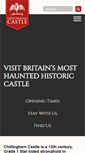 Mobile Screenshot of chillingham-castle.com